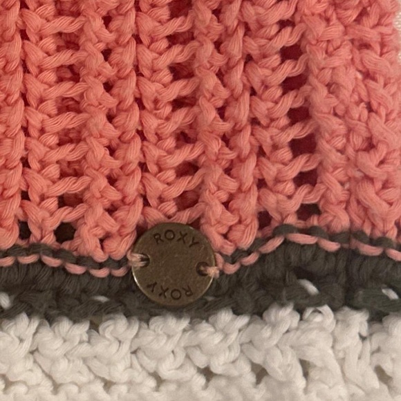 Roxy Colorful Striped Crochet Top size S/ Small - Picture 2 of 6